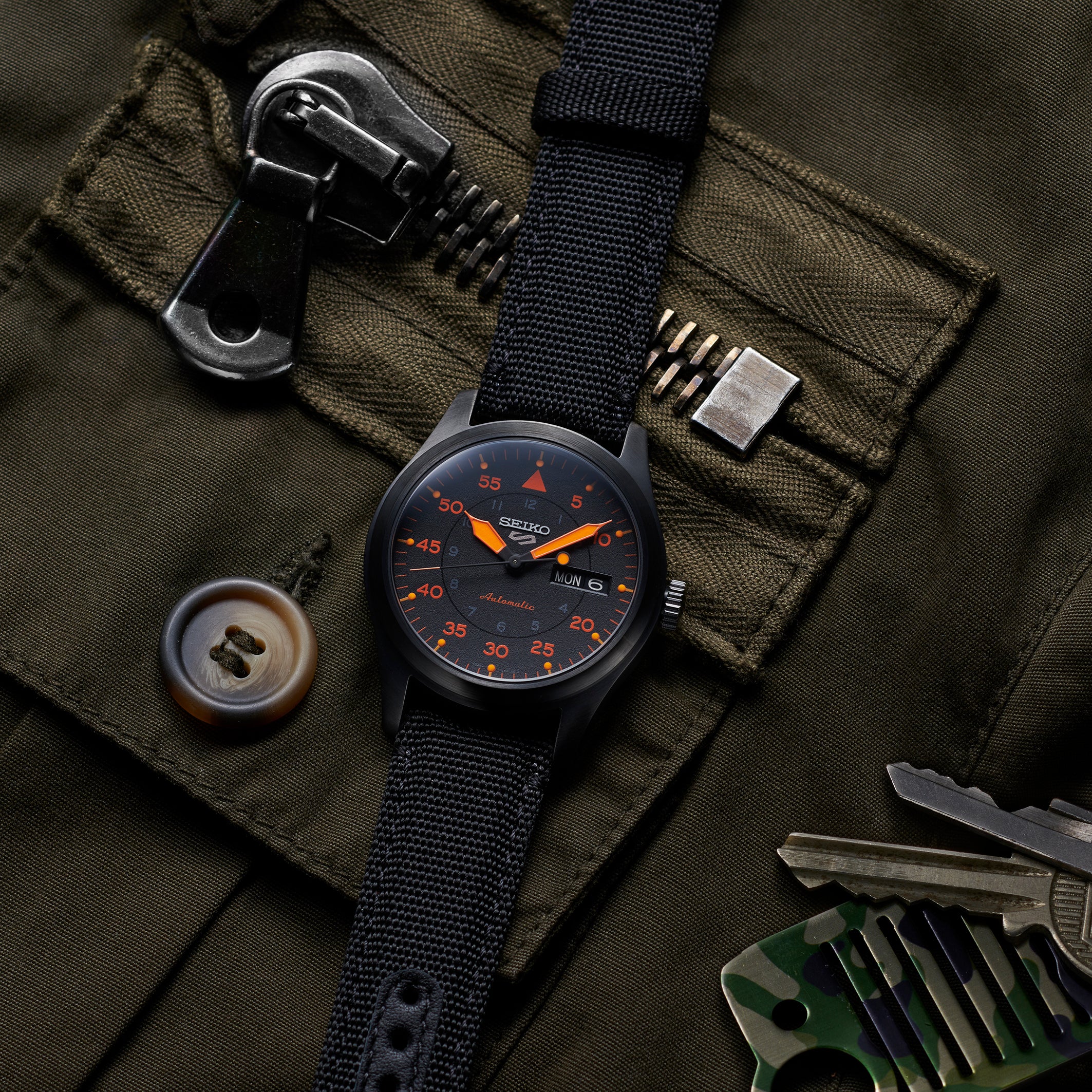 Seiko Watch 5 Sports Field Military Flieger - Image 2