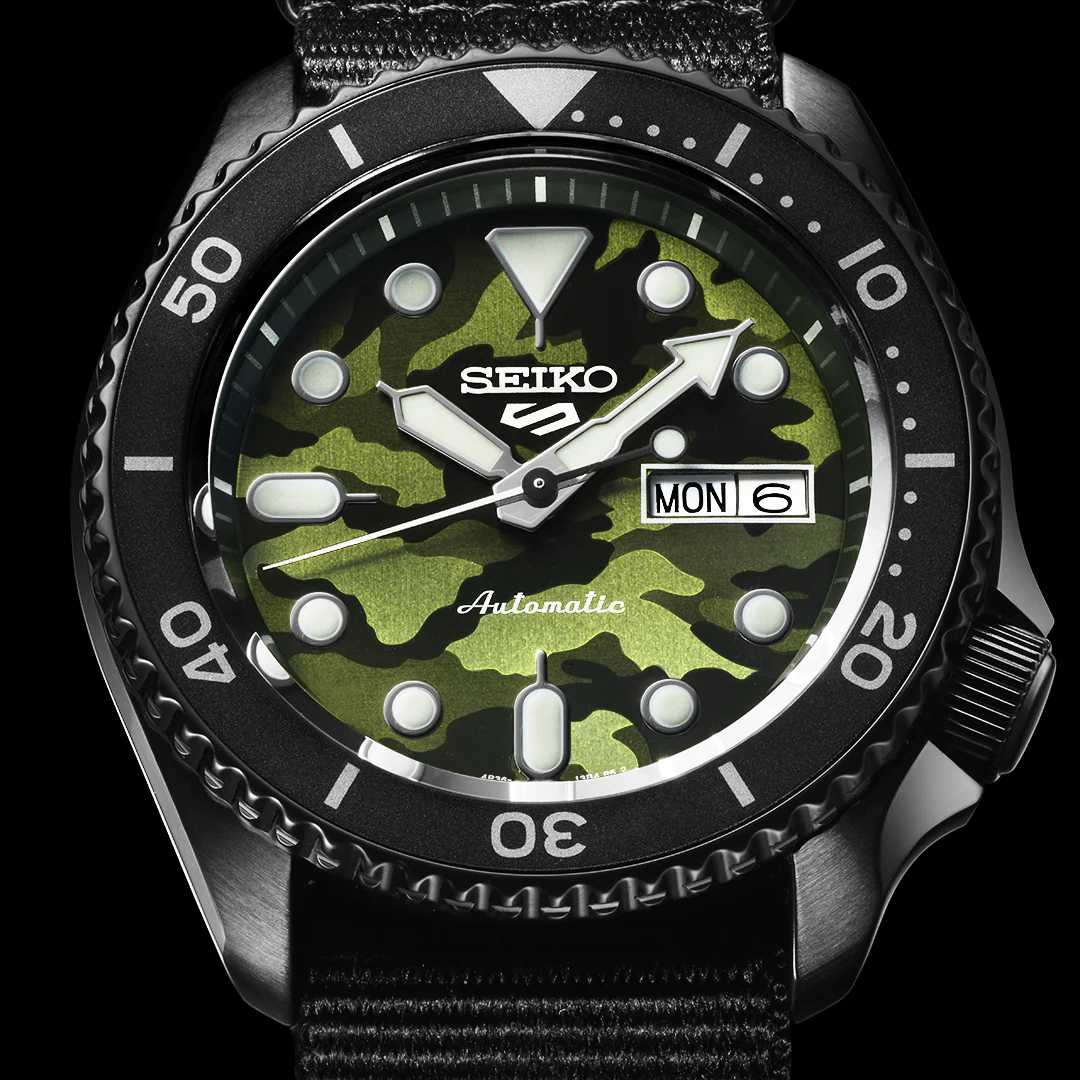Seiko Watch 5 Sports Steet Style Camouflage - Image 2