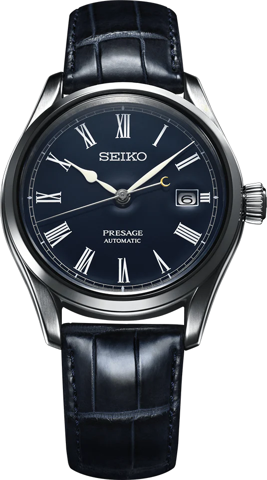 Seiko Presage Watch Moonlit Night Blue Enamel Limited Edition