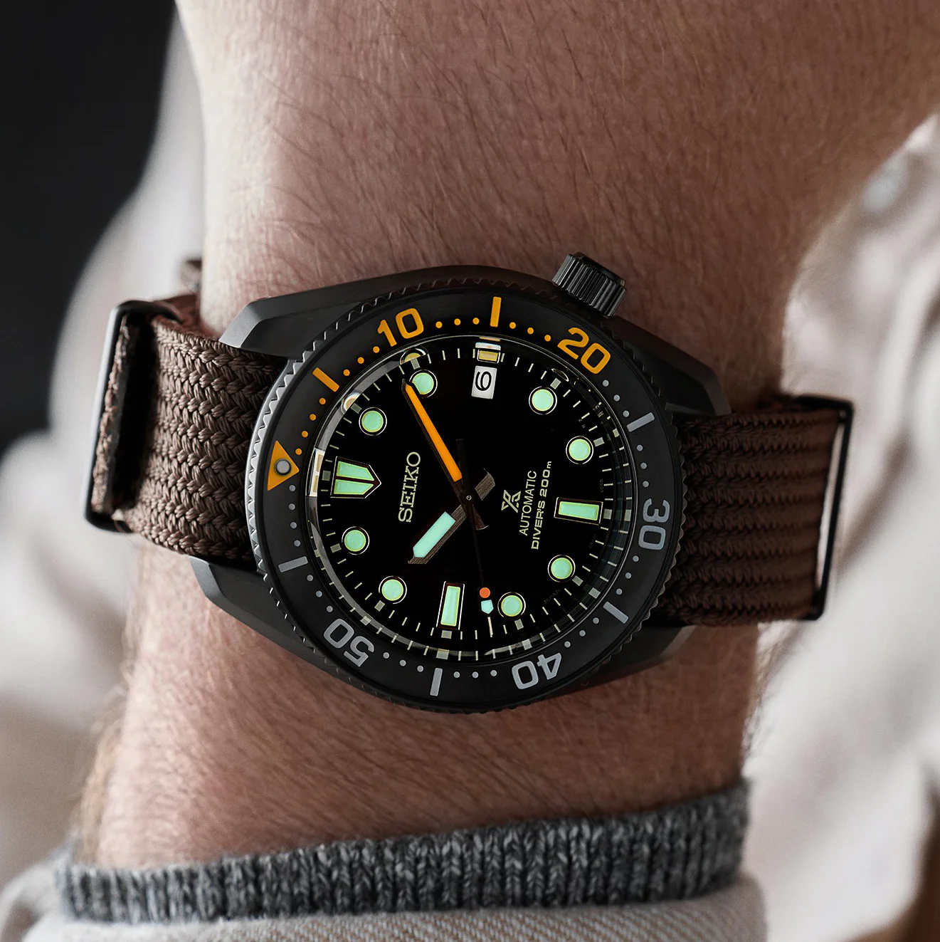 Seiko Watch Prospex Black Series 1965 Recreation Limited Edition - Image 4