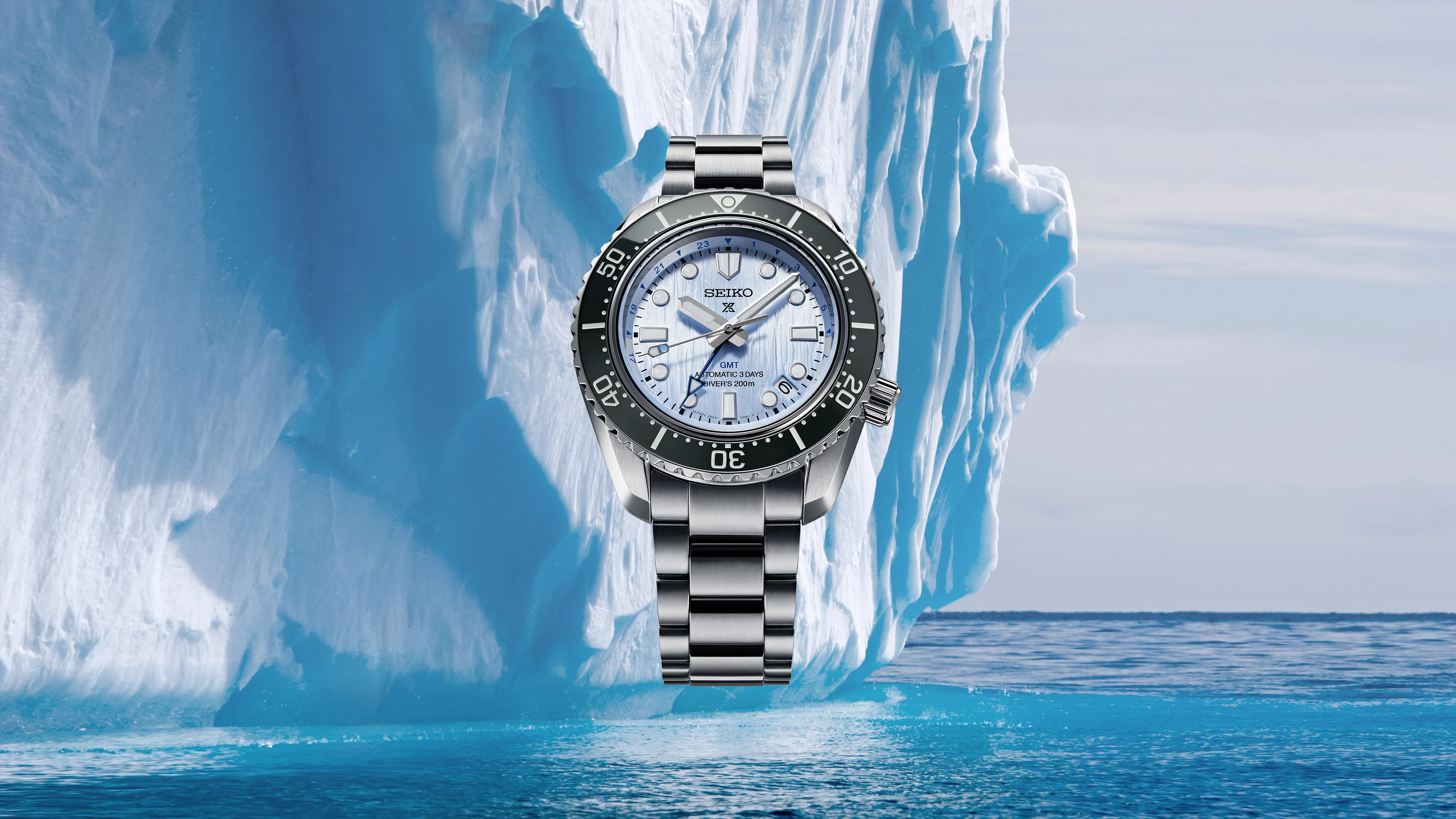 Seiko Watch Prospex Glacier Save The Ocean 110th Anniversary GMT Limited Edition - Image 5