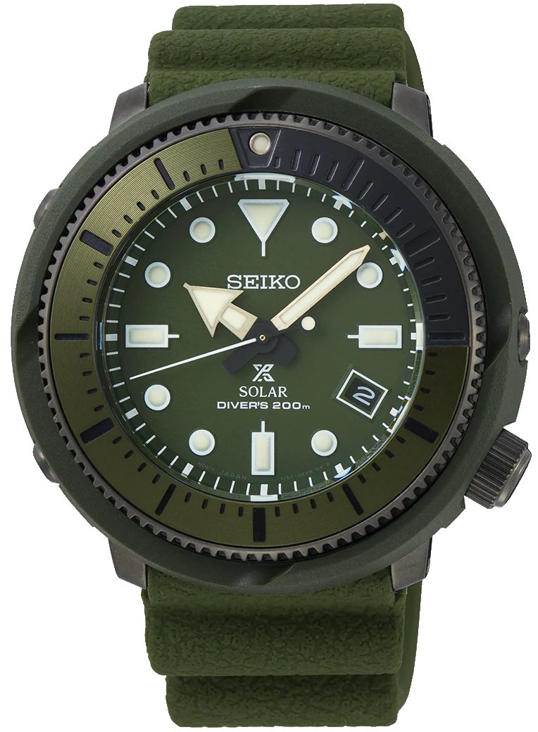 Seiko Watch Prospex Street Series Solar Diver Green