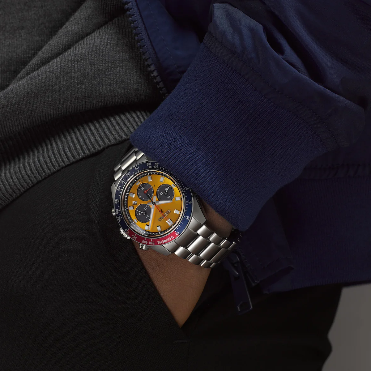 Seiko Prospex Pogue Solar Chronograph 1969 Re-Interpretation Watch - Image 7
