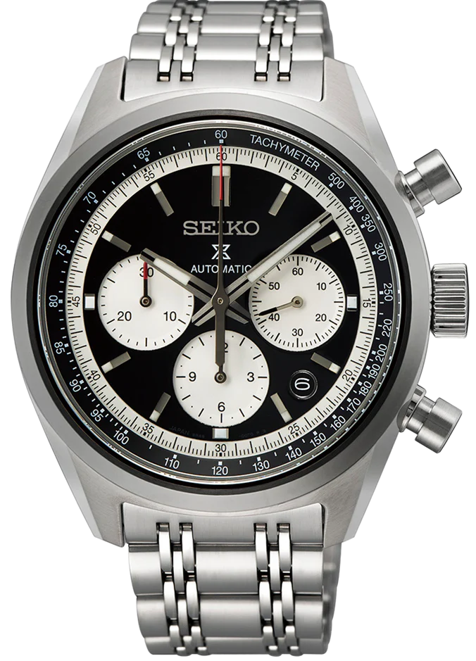 Seiko Prospex Prospex Speedtimer Glossy Black 1972 Mechanical Chronograph Watch