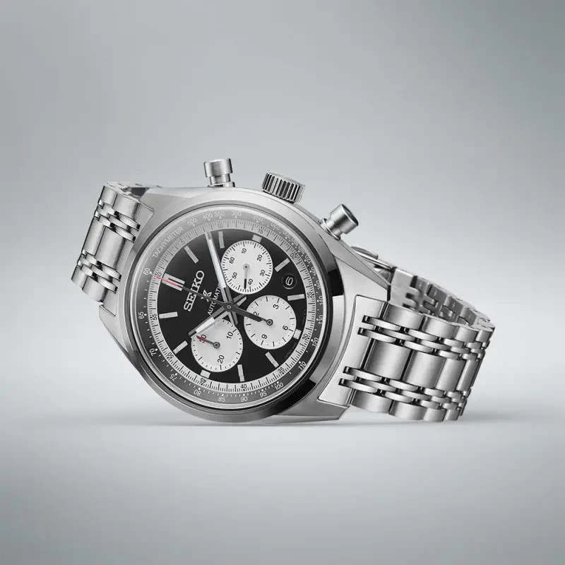 Seiko Prospex Prospex Speedtimer Glossy Black 1972 Mechanical Chronograph Watch - Image 3