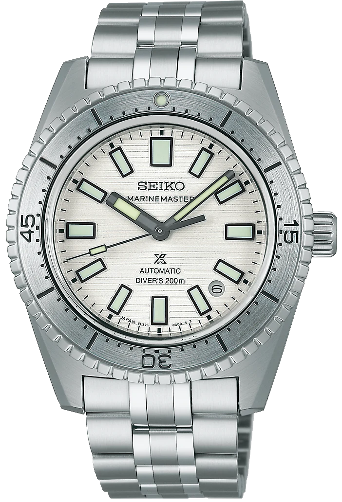 Seiko Prospex White High Water Marinemaster 1965 Divers Reinterpretation Limited Edition Watch