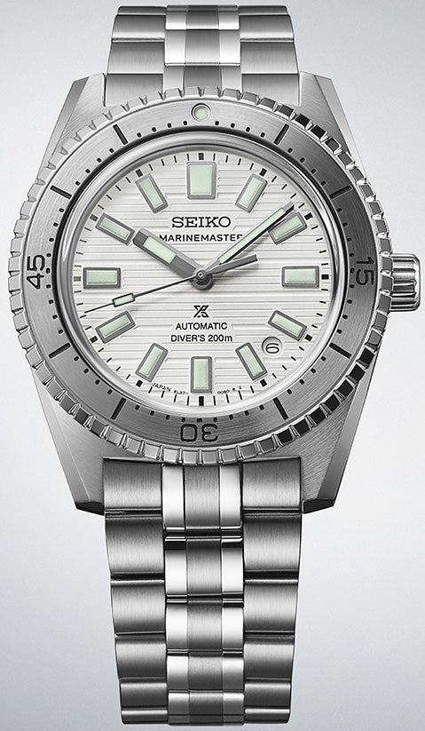Seiko Prospex White High Water Marinemaster 1965 Divers Reinterpretation Limited Edition Watch - Image 4