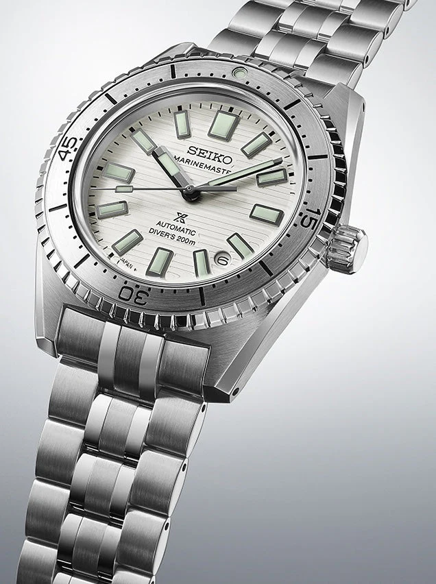 Seiko Prospex White High Water Marinemaster 1965 Divers Reinterpretation Limited Edition Watch - Image 5