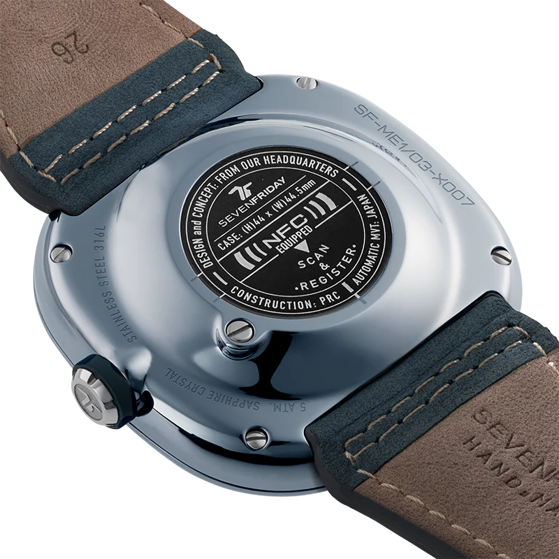 SevenFriday ME3/01 Stone Blue Watch - Image 3