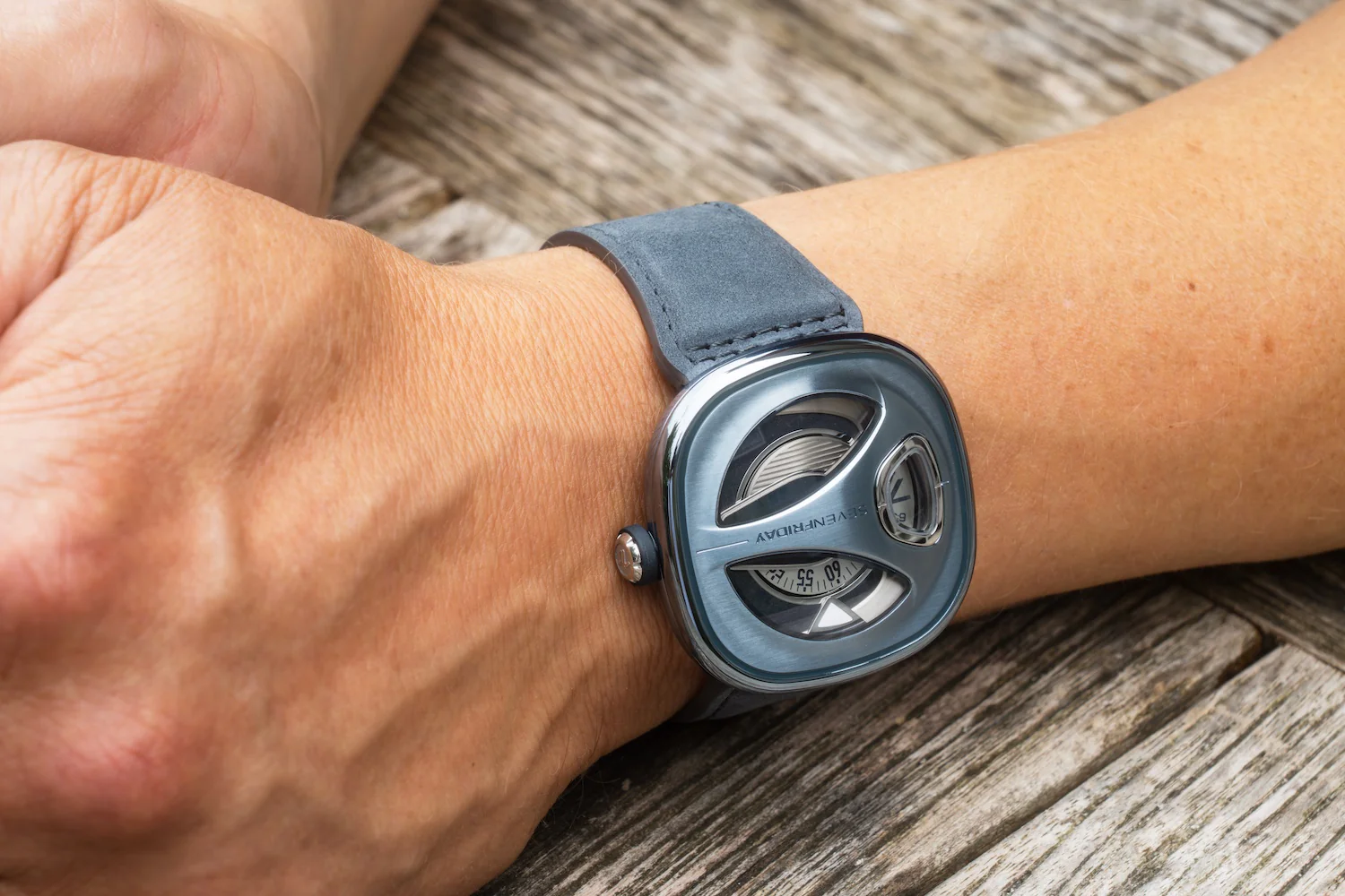 SevenFriday ME3/01 Stone Blue Watch - Image 7