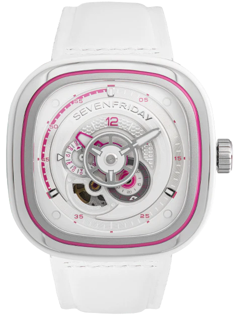 SevenFriday P3C/12 Beach Club Lipstick Pink Limited Edition Watch