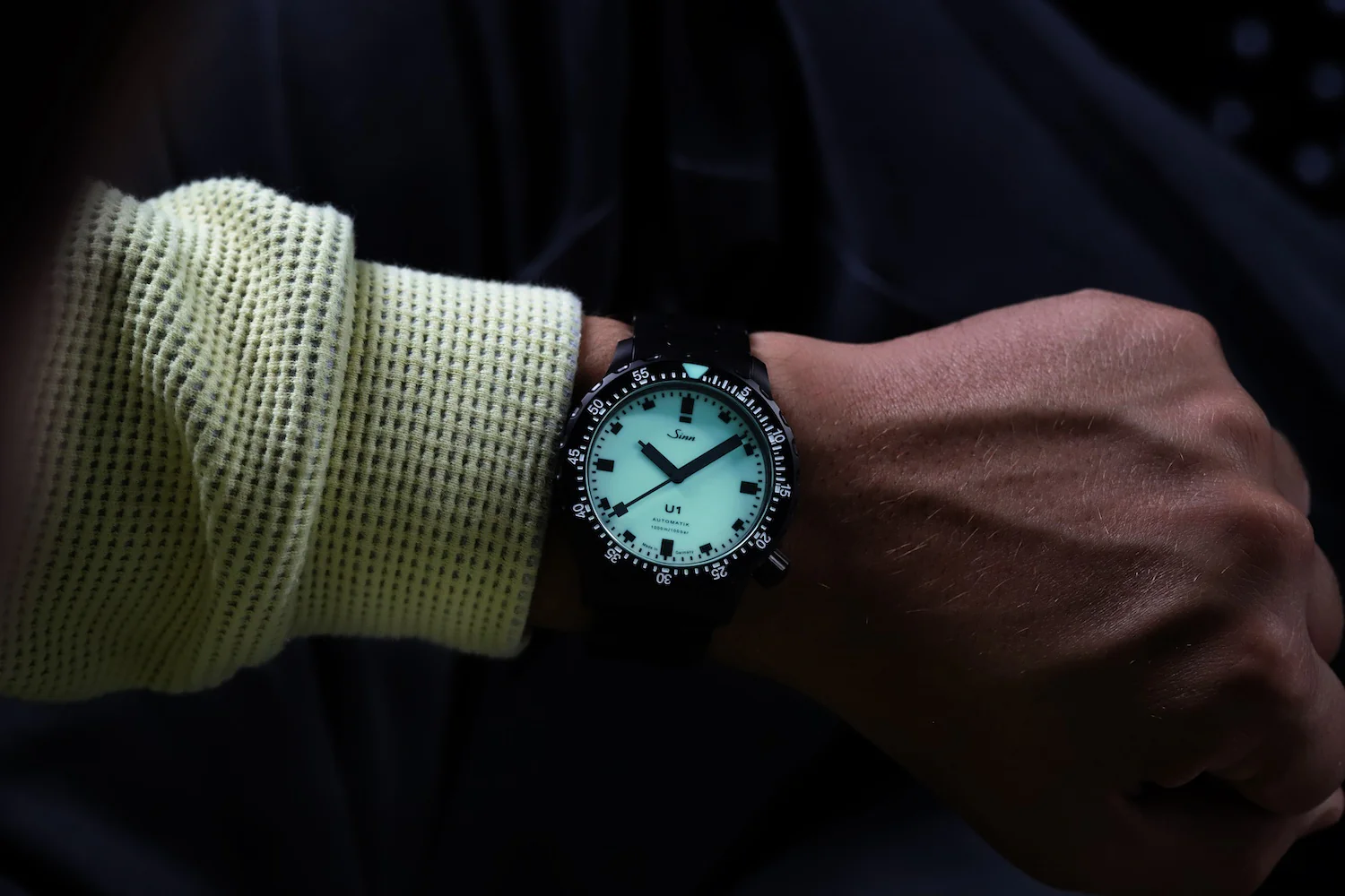 Sinn U1 S L Black Rubber Limited Edition Watch - Image 5