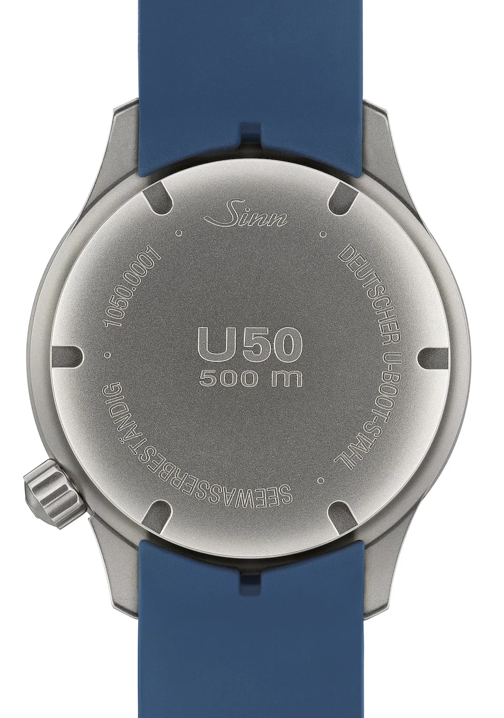 Sinn U50 B Blue Rubber Watch - Image 3