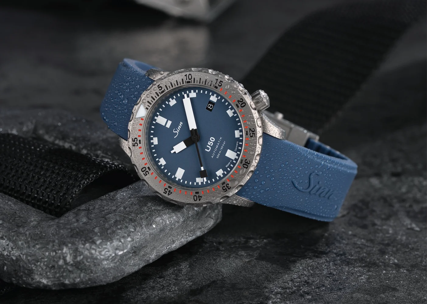 Sinn U50 B Blue Rubber Watch - Image 5