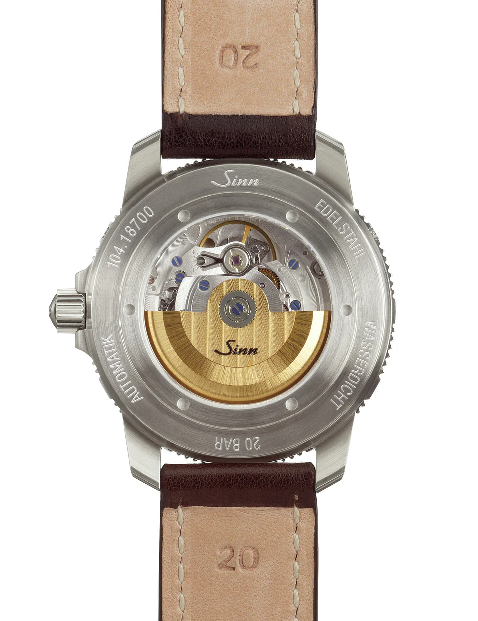 Sinn 104 St Sa I Vintage Leather Watch - Image 3