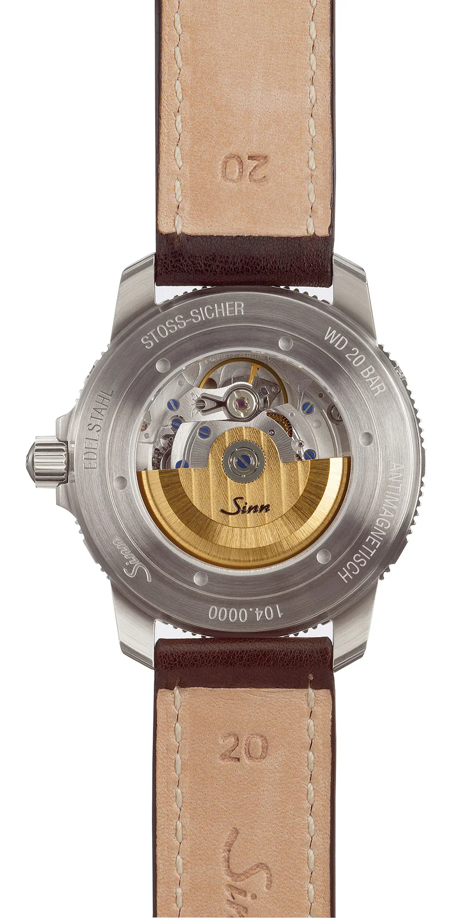 Sinn Watch 104 St Sa I A Cowhide Vintage Brown - Image 2
