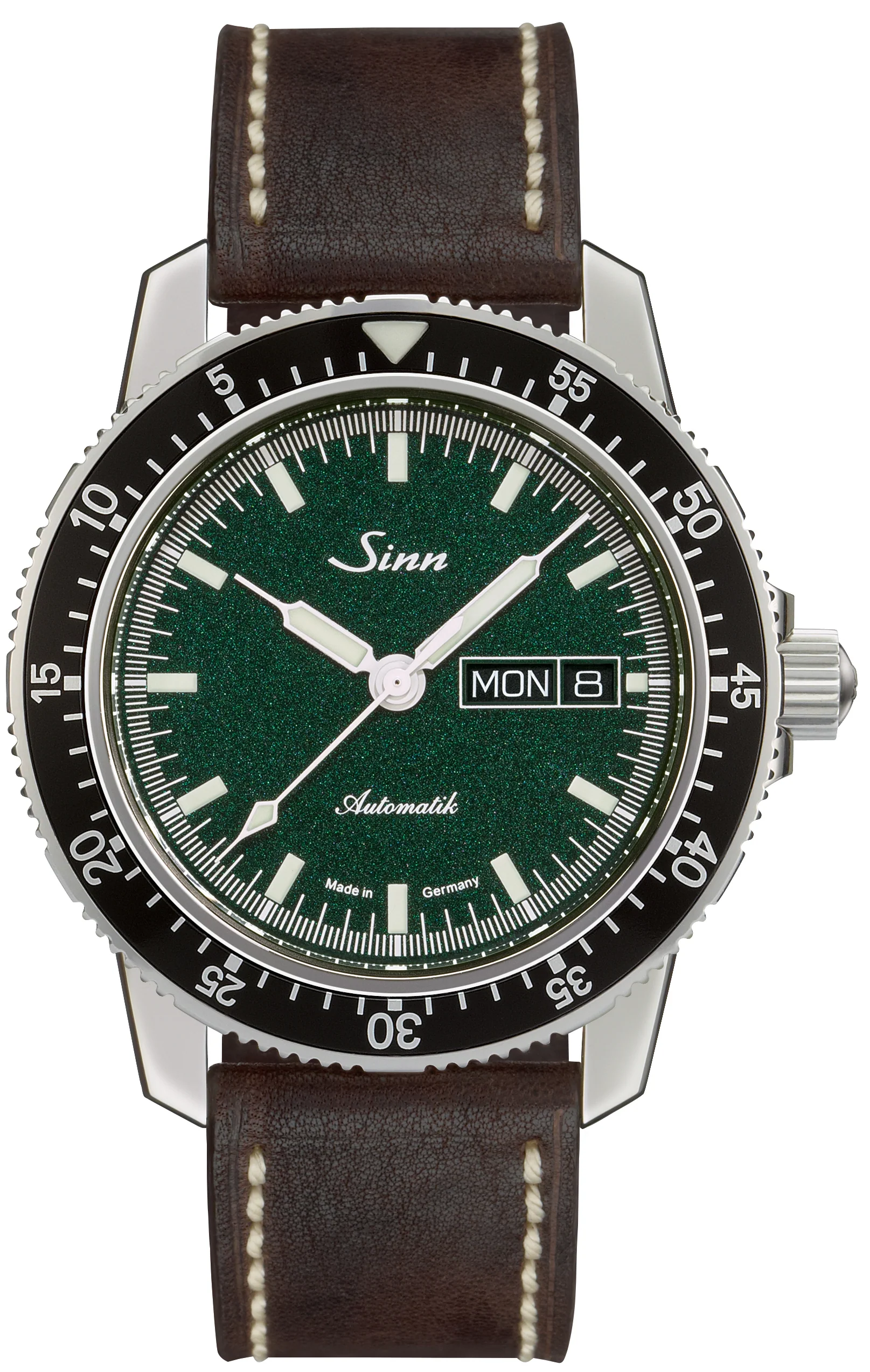 Sinn 104 St Sa I MG Vintage Leather Dark Brown Watch