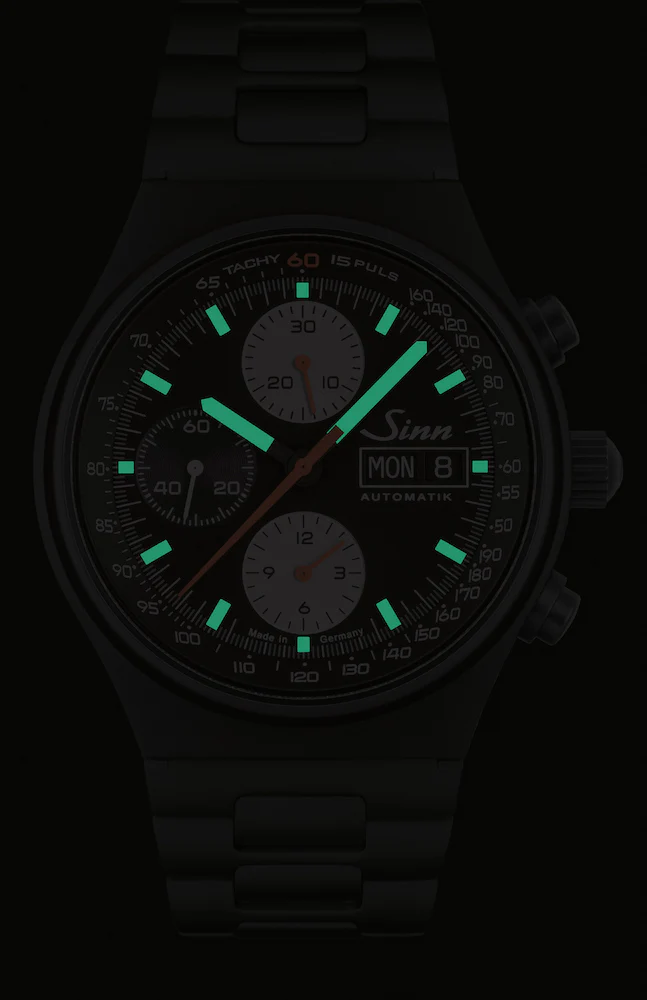 Sinn 104 St Sa I MG Vintage Leather Dark Brown Watch - Image 2