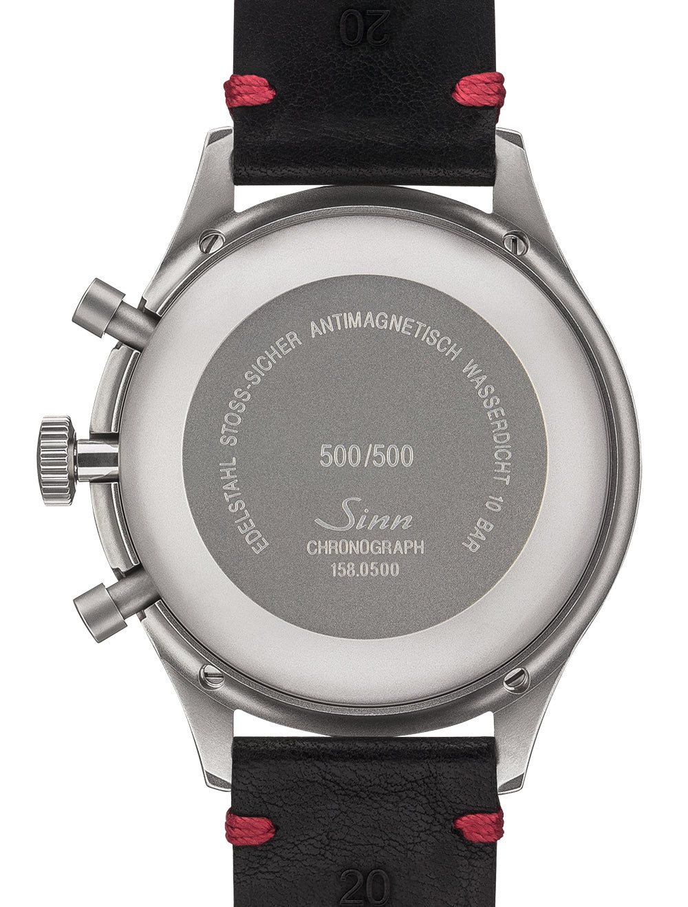Sinn Watch 158 Black Vintage Cowhide Strap Limited Edition - Image 2