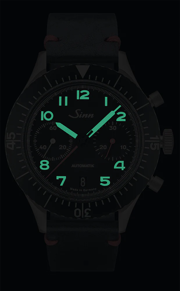 Sinn Watch 158 Black Vintage Cowhide Strap Limited Edition - Image 3