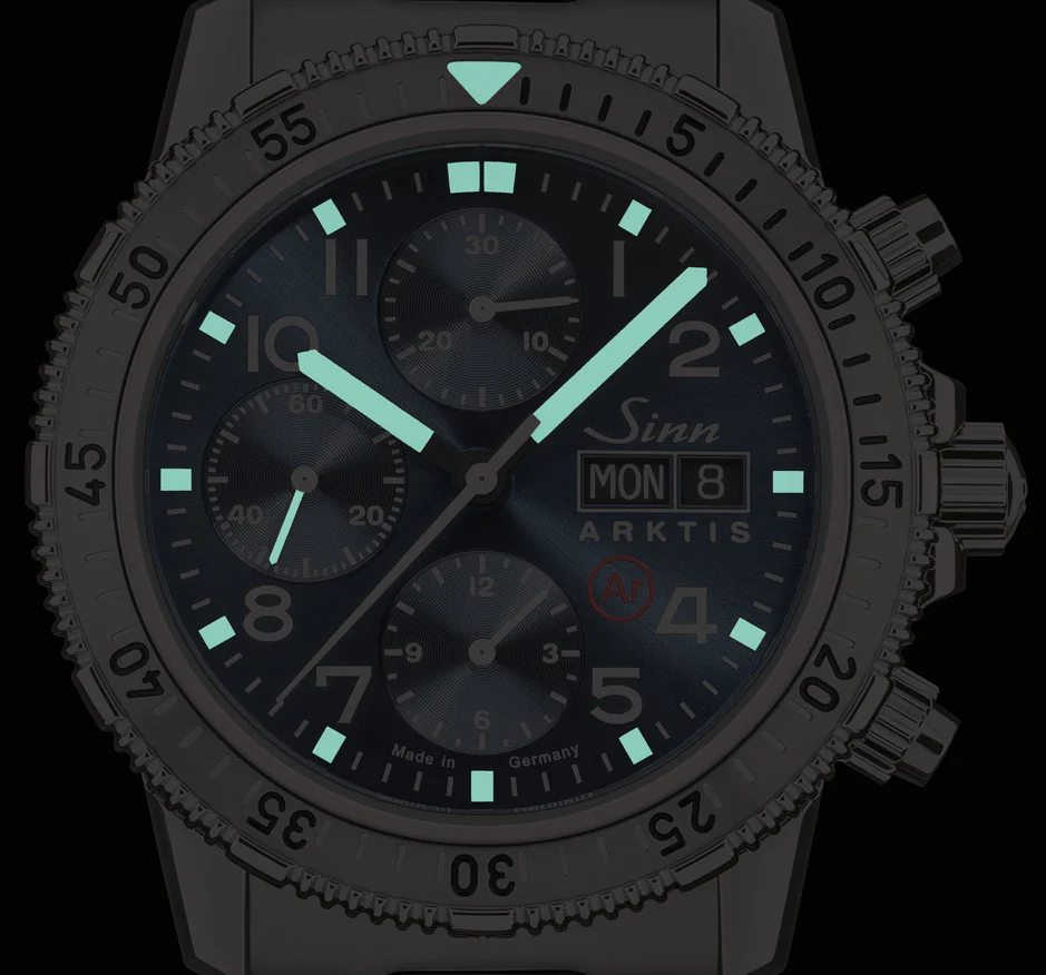 Sinn 206 Arktis II Alligator Blue Watch - Image 2