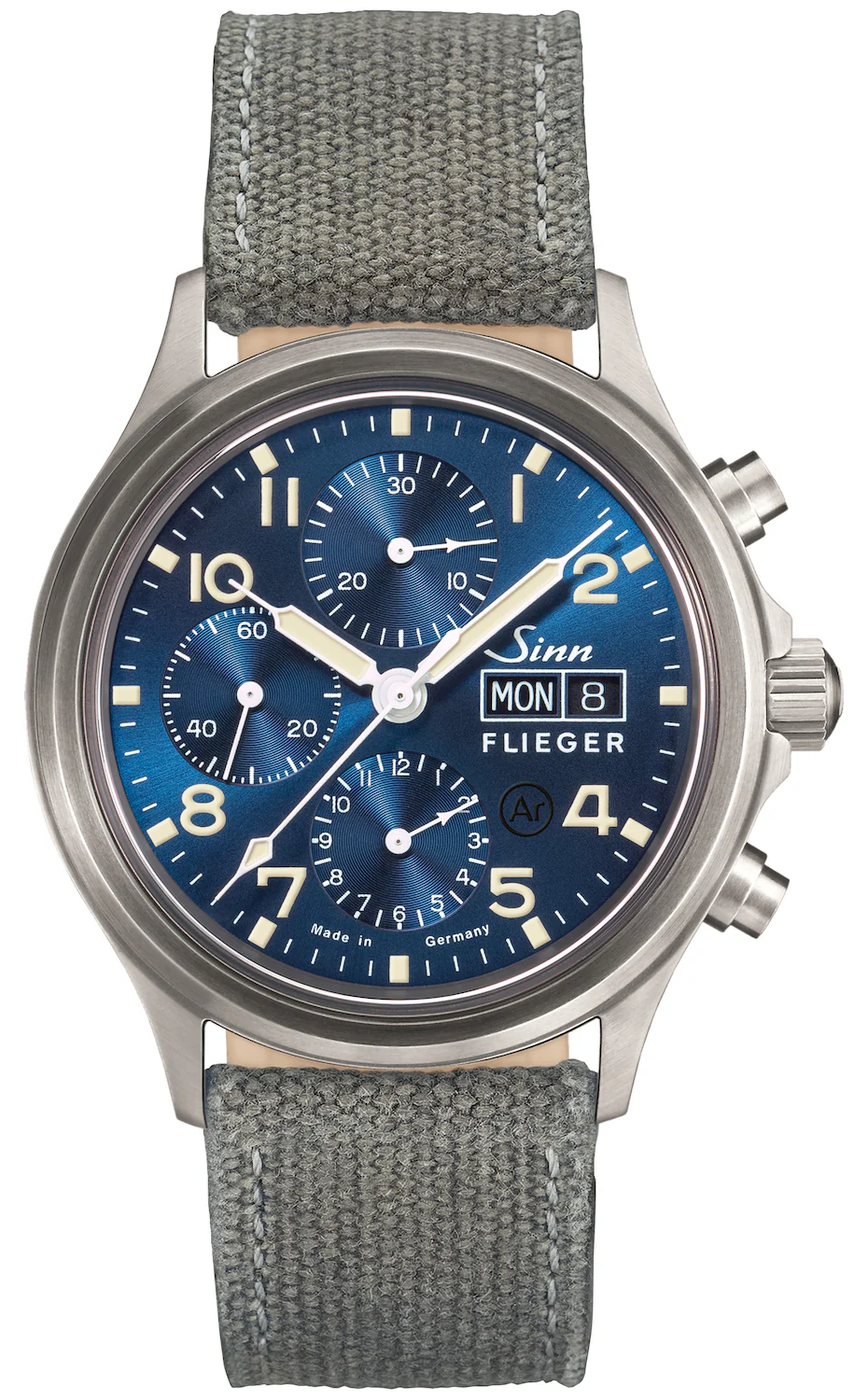 Sinn 358 Sa Pilot B E Canvas Grey Watch