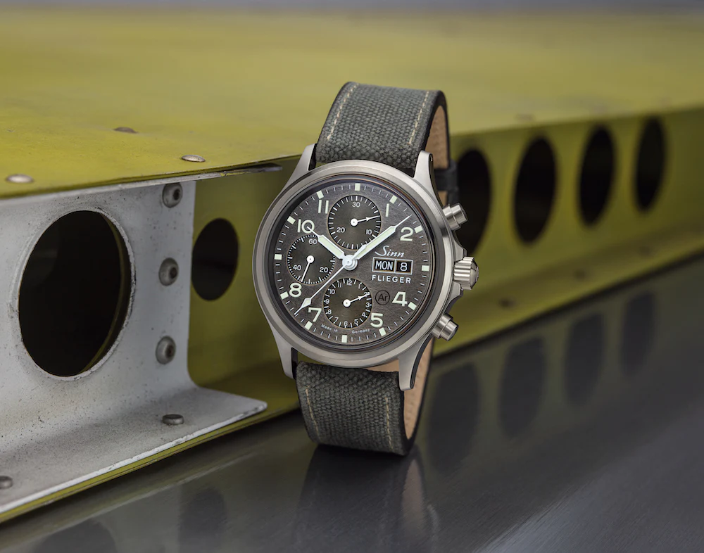 Sinn 358 Sa Pilot DS Canvas Grey Watch - Image 5
