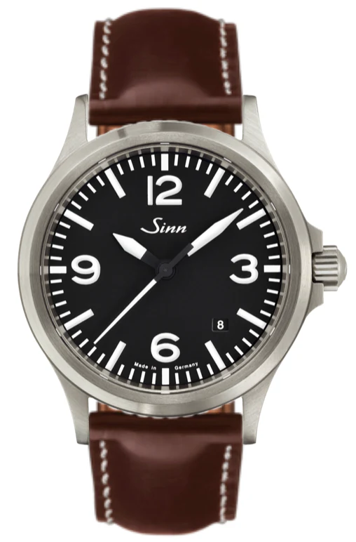 Sinn 556 A Leather Russia Mocha With White Stitch Watch