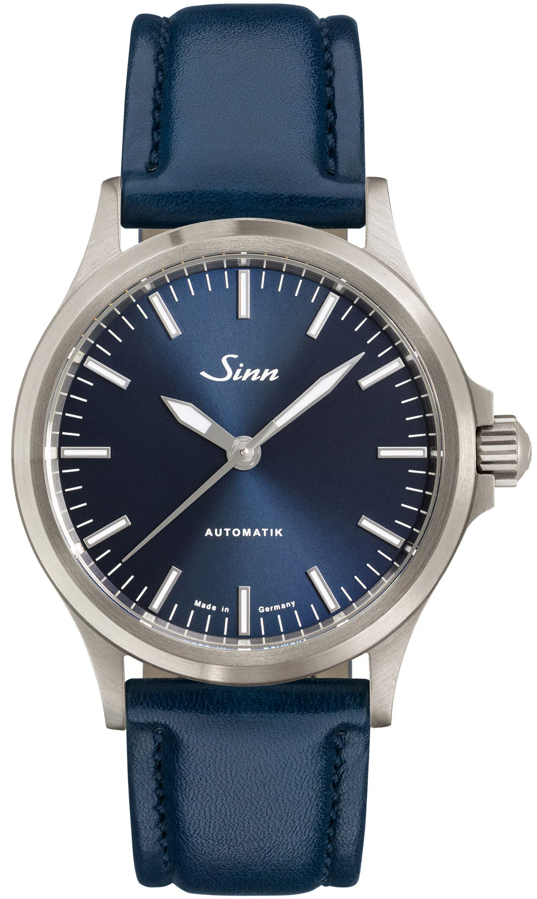 Sinn 556 I B Blue Cowhide Strap Watch