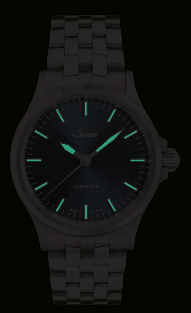 Sinn 556 I B Blue Cowhide Strap Watch - Image 4