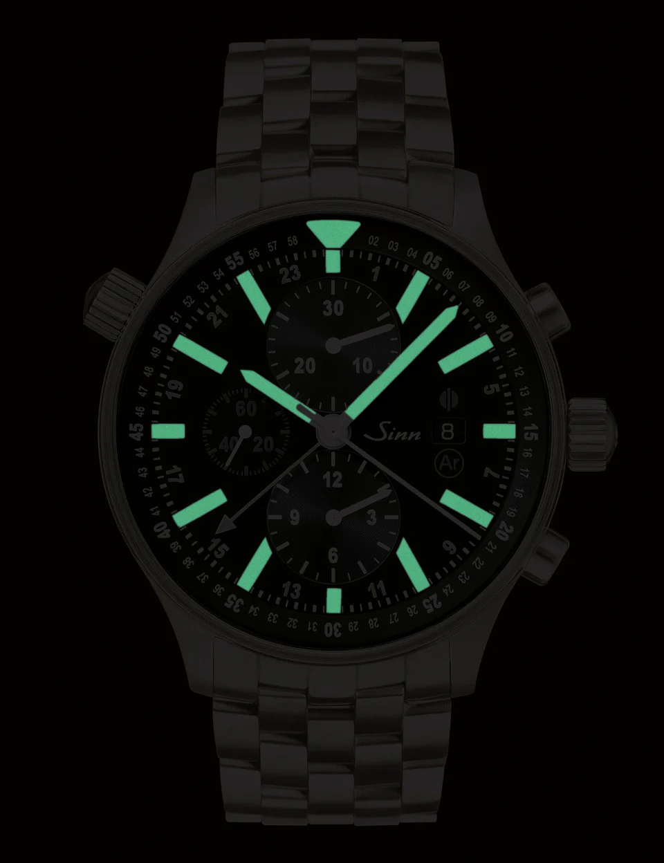 Sinn 900 Pilot Vintage Cowhide Brown Watch - Image 2
