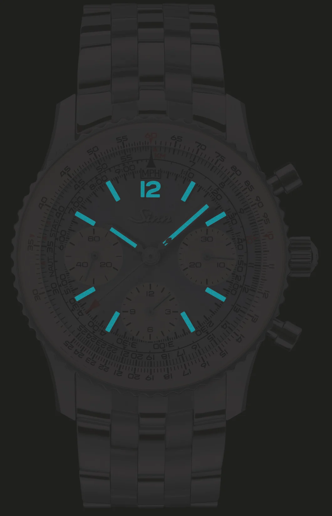 Sinn 903 St HB Navigation Light Blue Limited Edition Set Watch D - Image 4