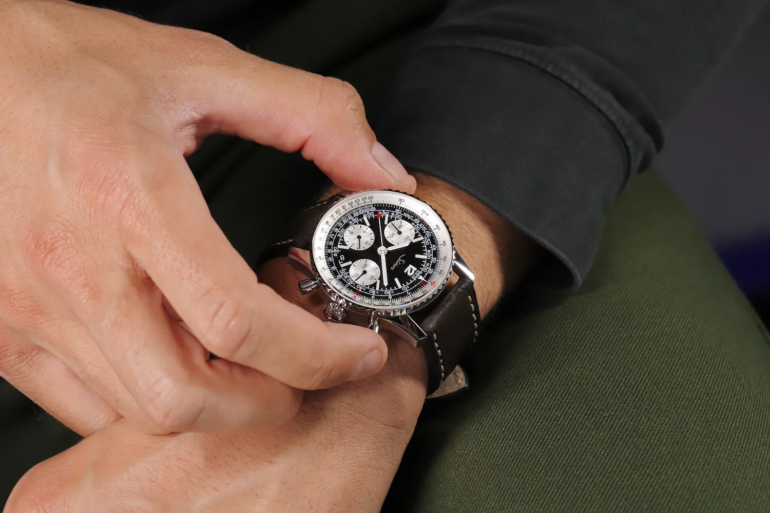 Sinn 903 St II Navigation Vintage Leather Watch - Image 12