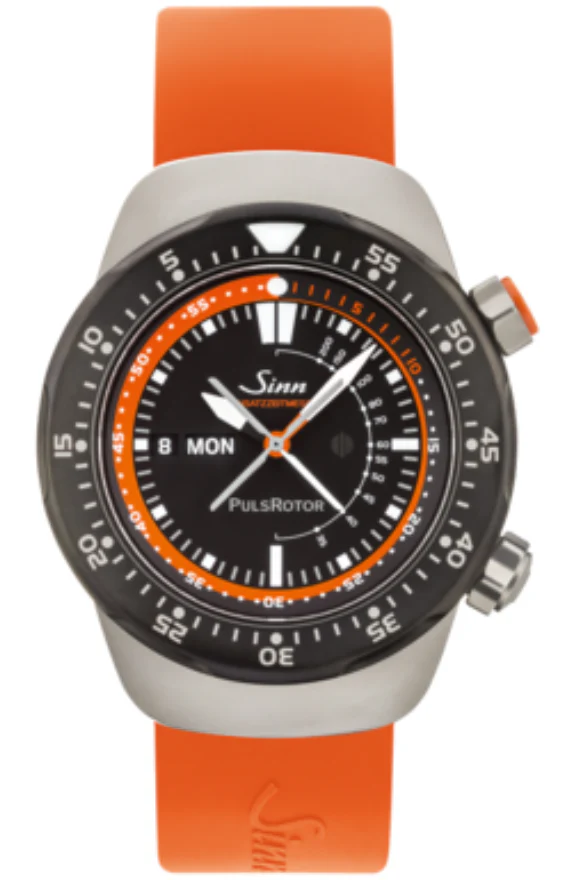Sinn EZM 12 Silicone Orange Watch