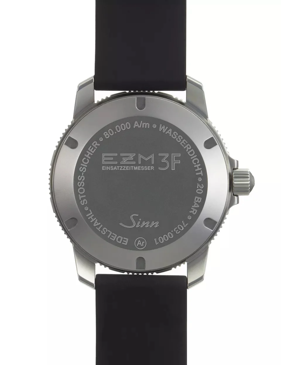 Sinn EZM 3F Vintage Black With Red Seam Watch - Image 3
