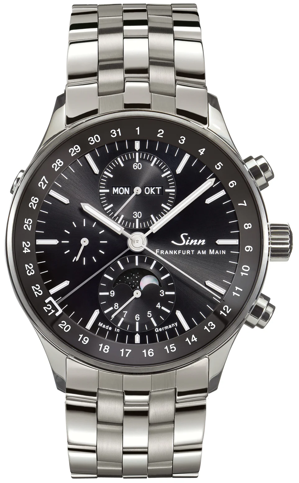 Sinn 6012 Frankfurt Financial District Fine Link Bracelet Watch