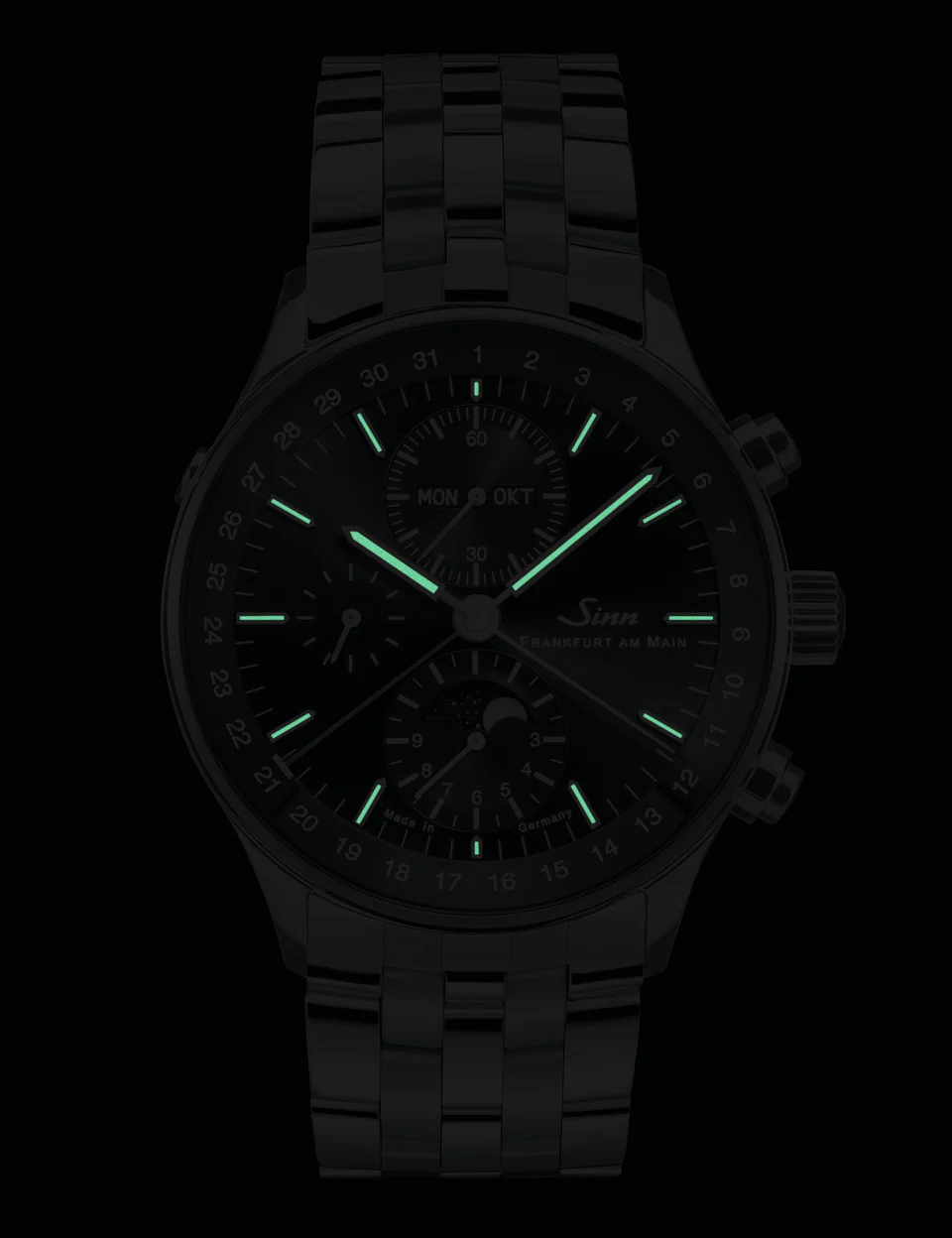 Sinn 6012 Frankfurt Financial District Leather Black Watch - Image 3