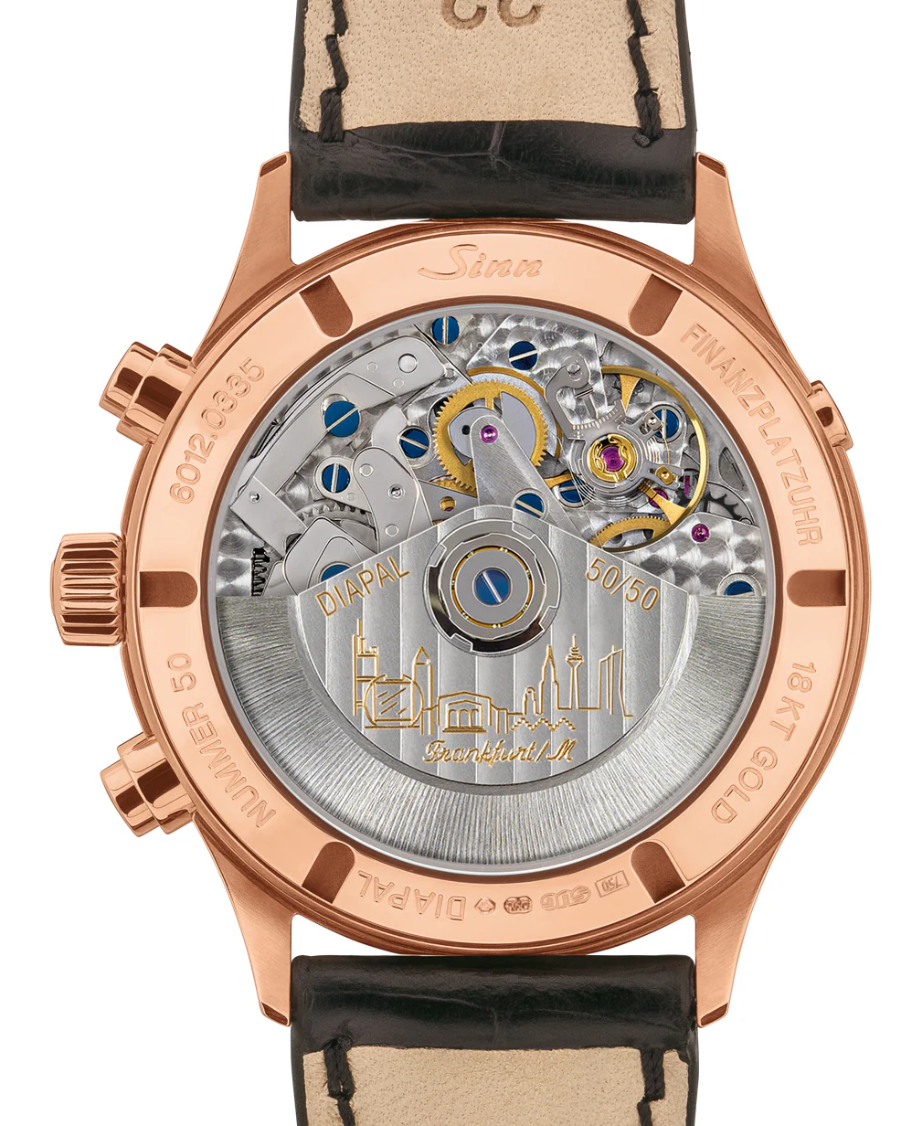 Sinn Watch Frankfurt Financial District 6012 Rose Gold Anniversary Limited Edition - Image 2
