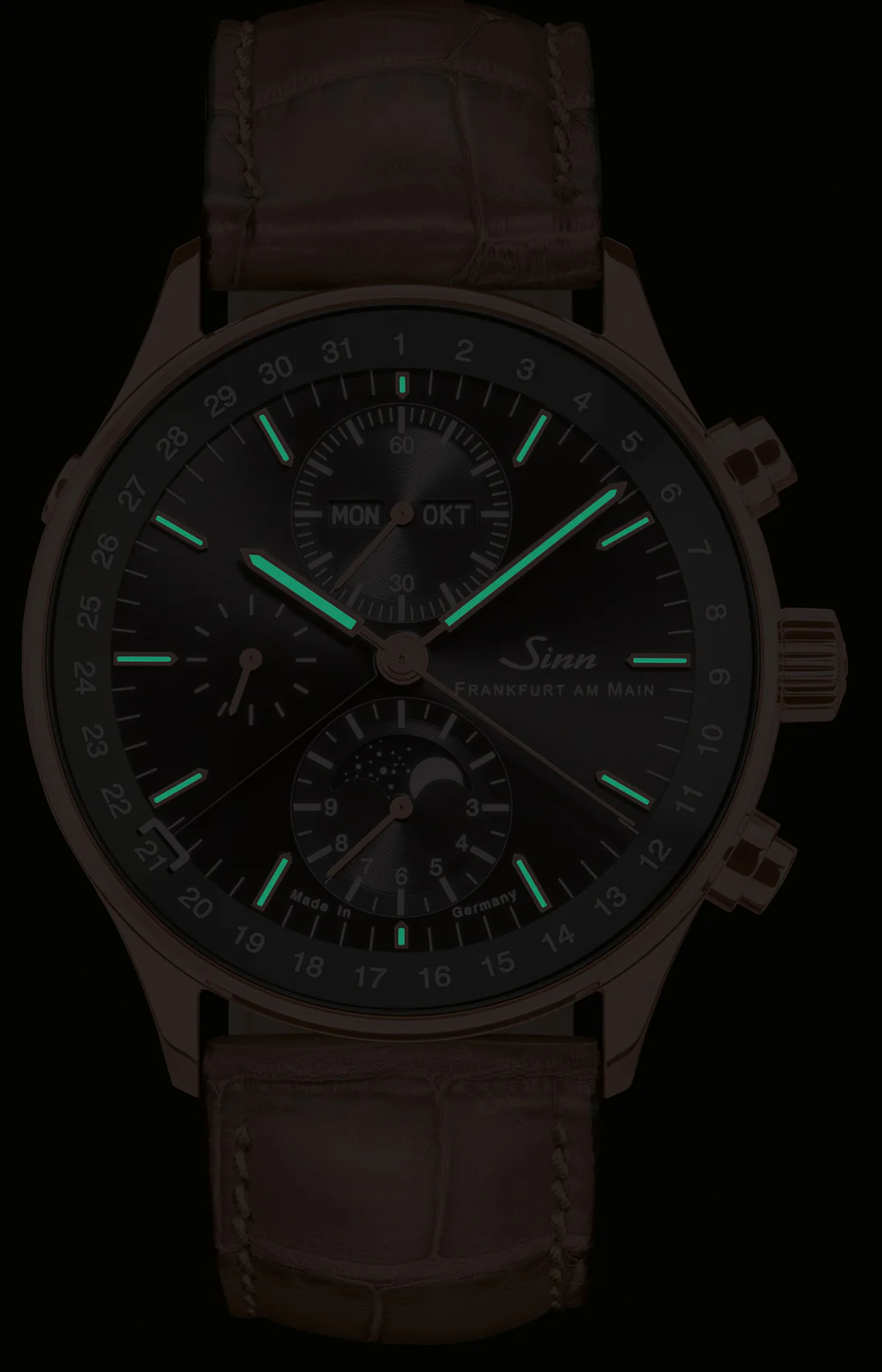 Sinn Watch Frankfurt Financial District 6012 Rose Gold Anniversary Limited Edition - Image 3