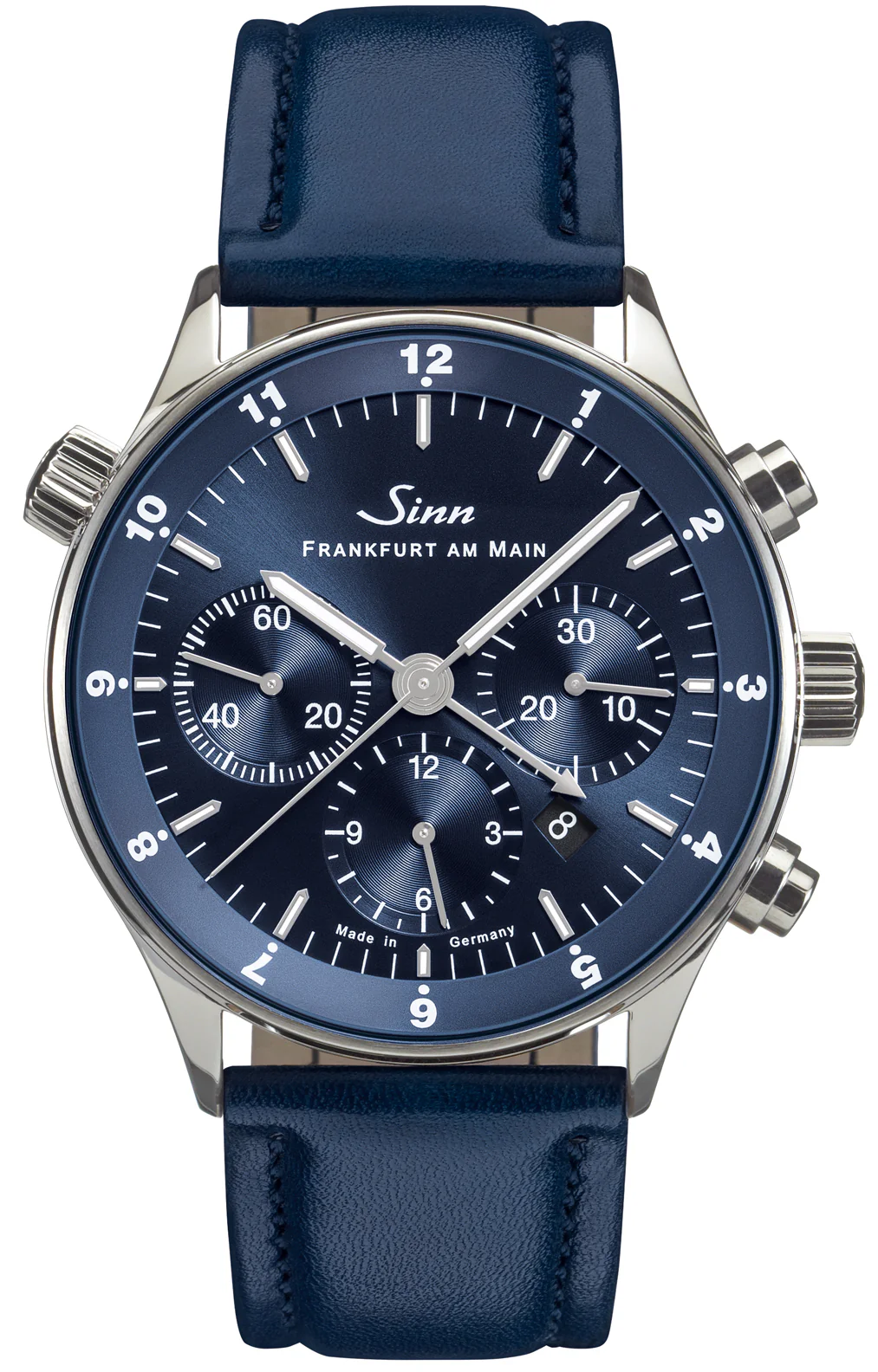 Sinn Watch Frankfurt Financial District 6099 B Leather Blue