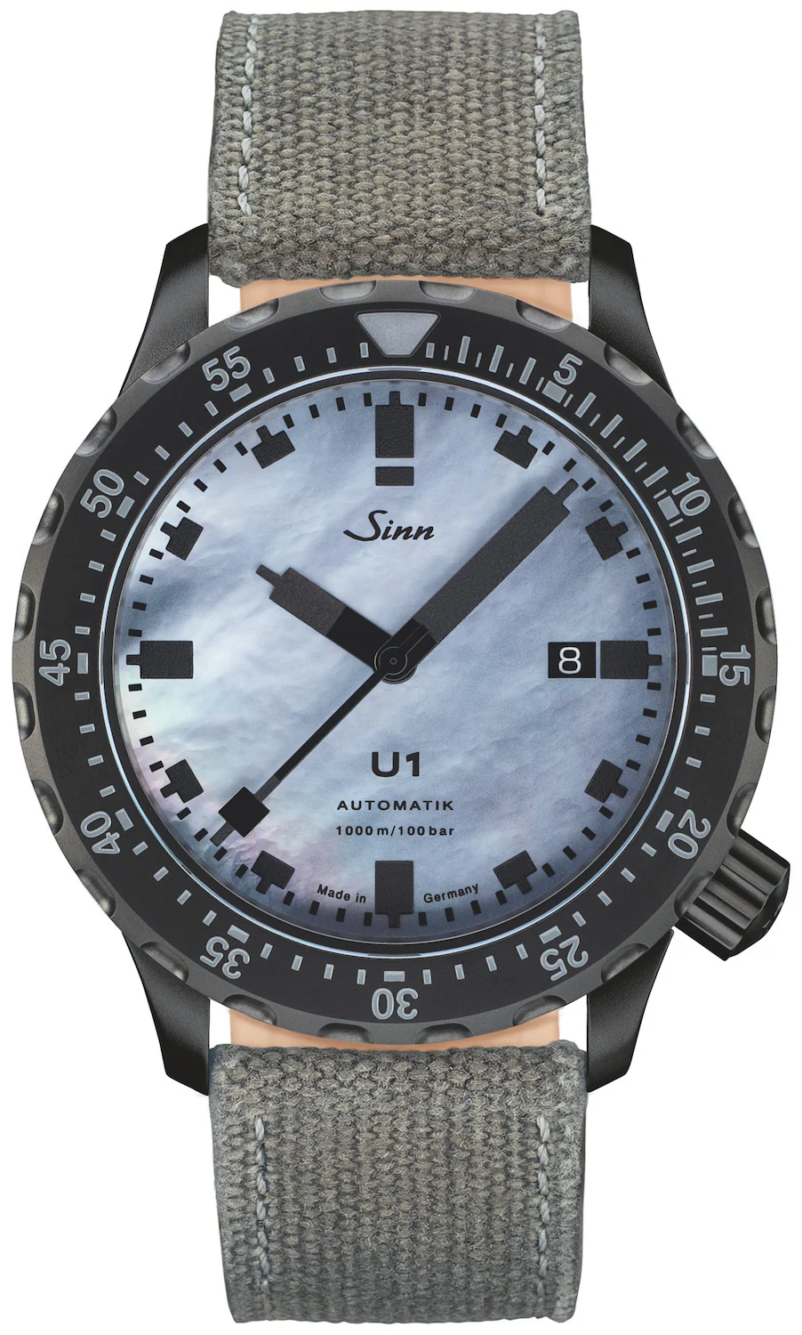 Sinn Watch U1 S Perlmutt S Leather Textile Limited Edition