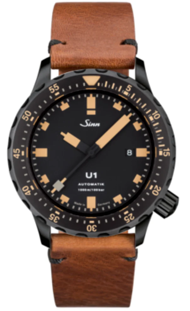 Sinn U1 SE Vintage Cowhide Brown Watch
