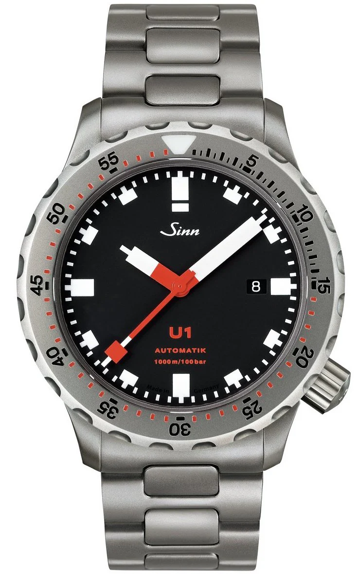 Sinn U1 Tegiment H-Link Bracelet Watch