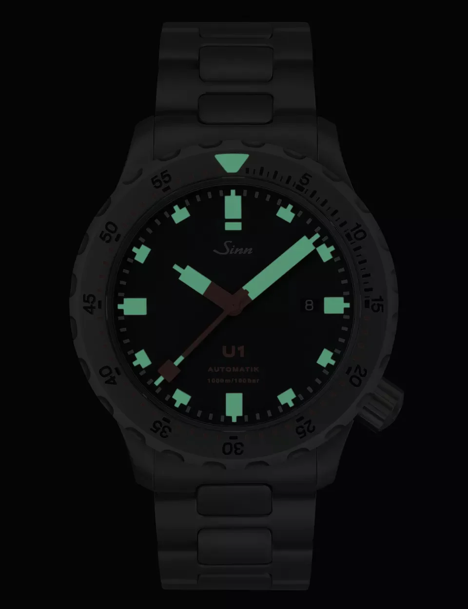 Sinn U1 Tegiment H-Link Bracelet Watch - Image 2