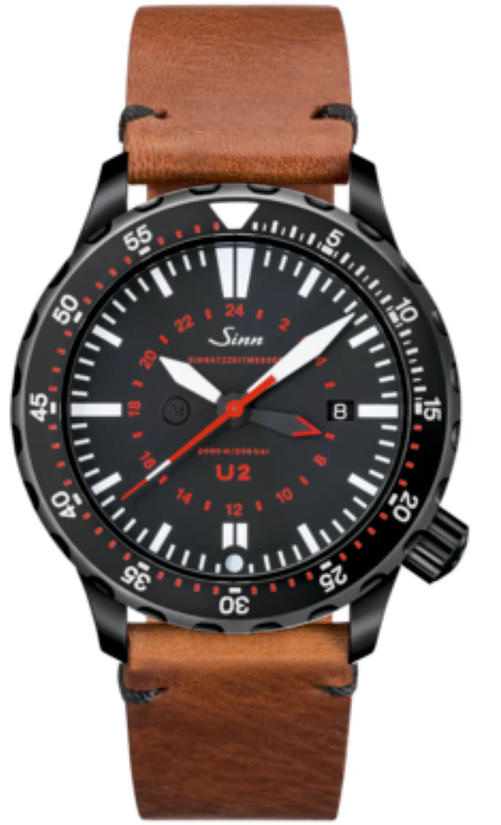 Sinn U2 S EZM 5 Vintage Cowhide Brown Watch