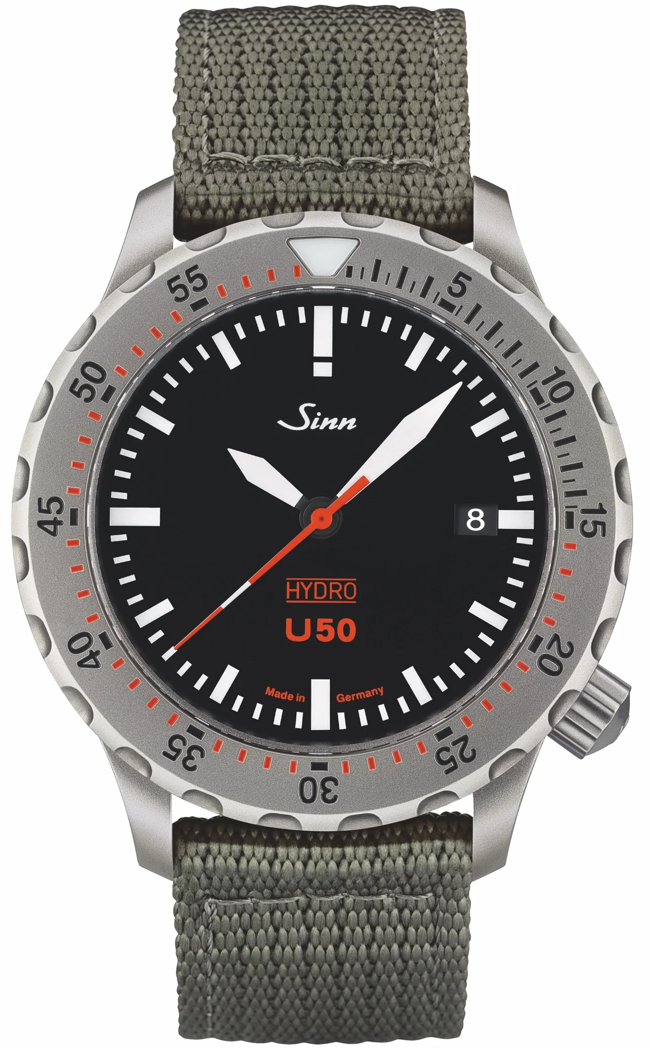 Sinn U50 Hydro Textile Olive Grey Watch