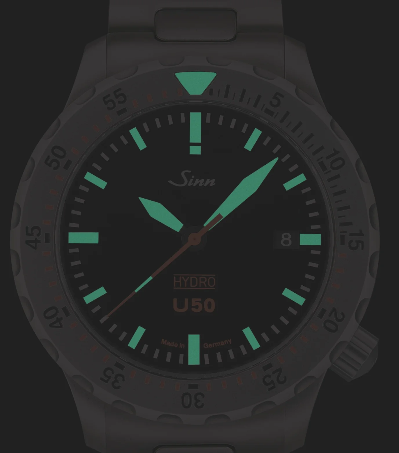 Sinn U50 Hydro Textile Olive Grey Watch - Image 2