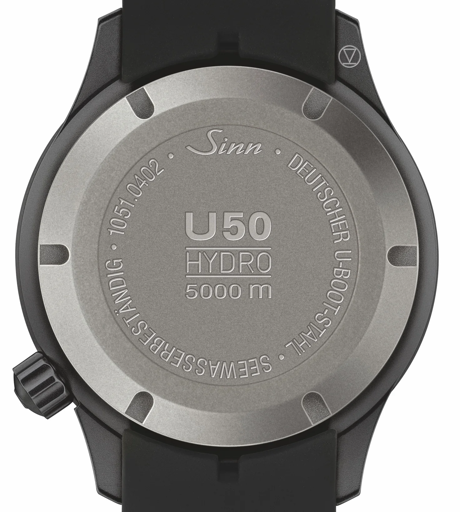 Sinn U50 Hydro S Silicone Black Watch - Image 3