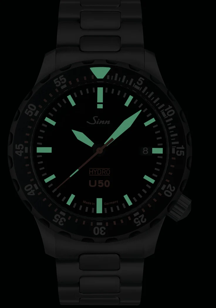 Sinn U50 Hydro SDR H-Link Bracelet Watch - Image 2