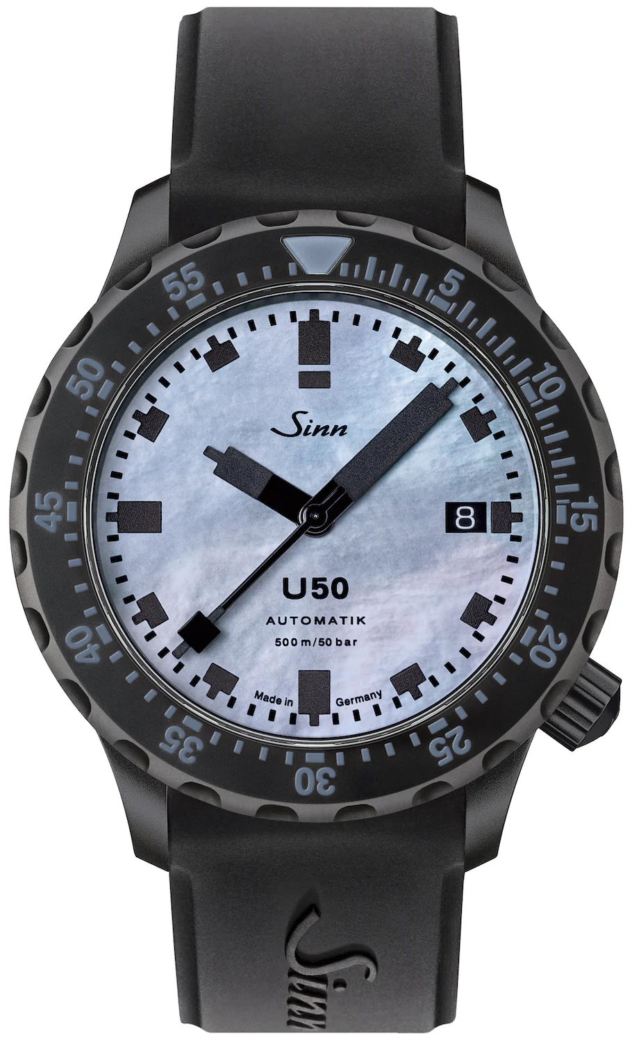 Sinn Watch U50 S Mother of Pearl S Silicone Black Limited Edition